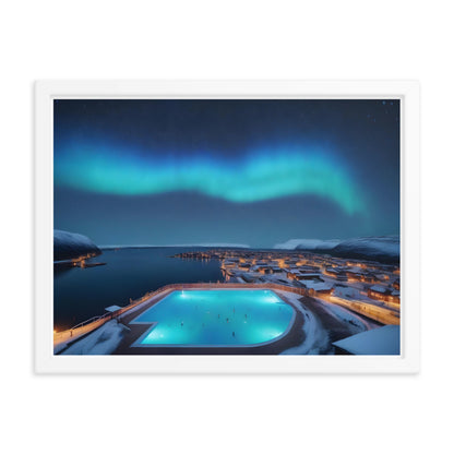 Enchanting Aurora Borealis Framed Posters - Multi Size Personalized Northern Light View - Modern Wall Art - Perfect Aurora Lovers Gift 12