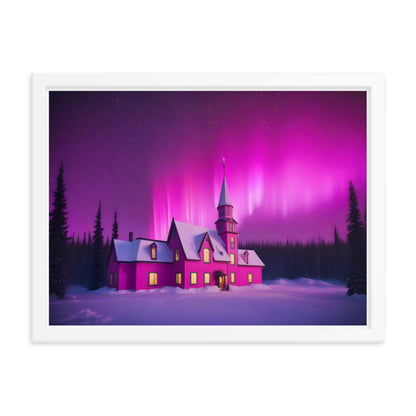 Enchanting Aurora Borealis Framed Posters - Multi Size Personalized Northern Light View - Modern Wall Art - Perfect Aurora Lovers Gift 21