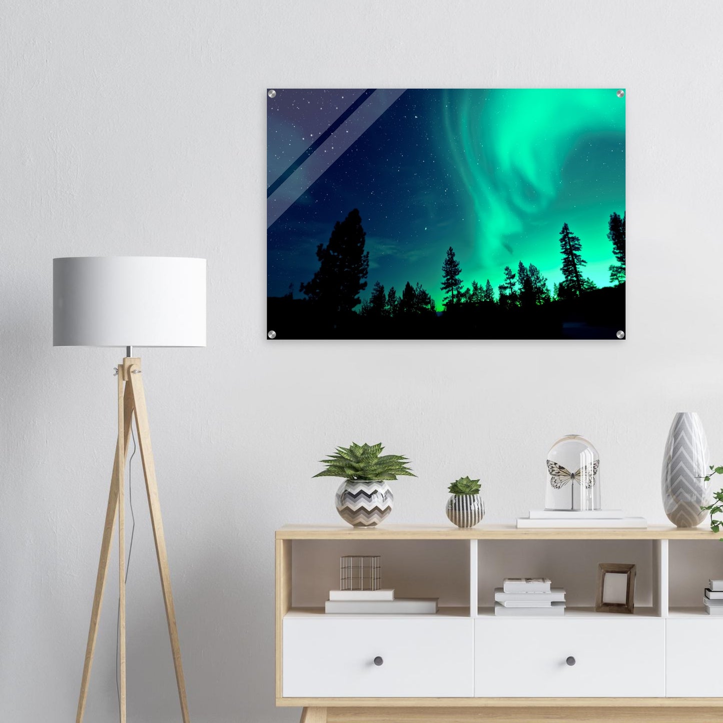 Unique Aurora Borealis Acrylic Prints - Multi Size Personalized Northern Light View - Modern Wall Art - Perfect Aurora Lovers Gift 10