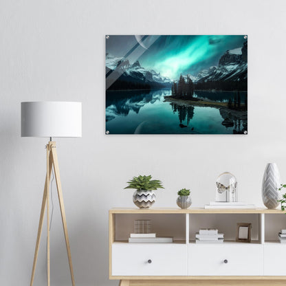 Unique Aurora Borealis Acrylic Prints - Multi Size Personalized Northern Light View - Modern Wall Art - Perfect Aurora Lovers Gift 8