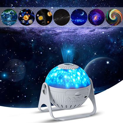 LED Galaxy Projector 25 in 1 Planetarium Projector Night Light Star Projector Lamp for Kids Baby Room Decor Ceiling Nightlights